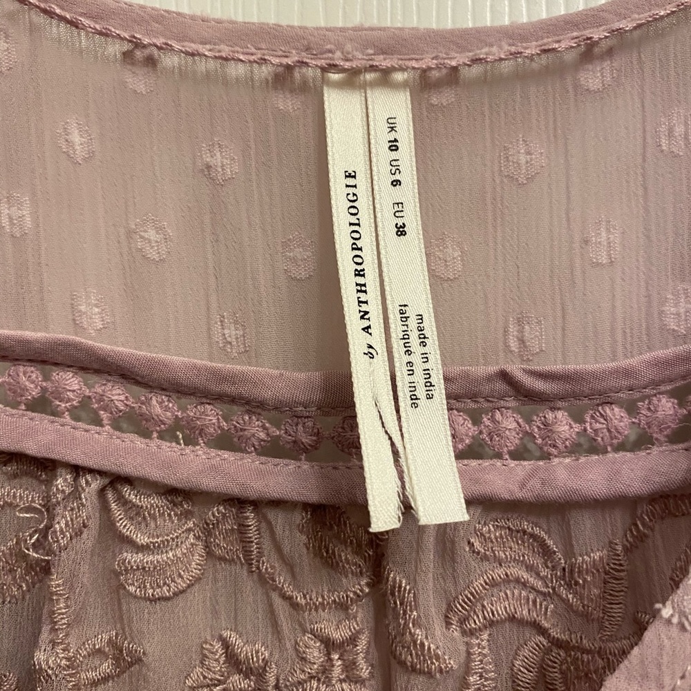 Anthropologie Nightly Embroidered Maxi Dress - Picture 6 of 6